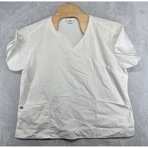 Dickies Medical Nurse Uniform White Size 2XL‎ NWOT 26X27